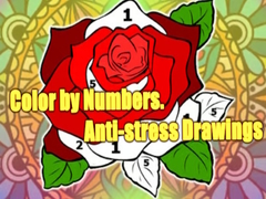Spēle Color by Numbers. Anti-stress Drawings