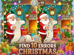 Spēle Find 10 Errors Christmas