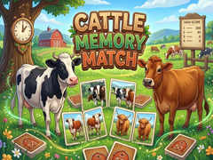 Spēle Cattle Memory Match