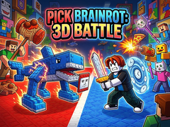 Spēle Pick Brainrot: 3D Battle