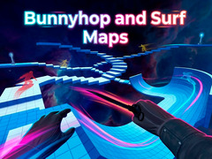 Spēle Bunnyhop and Surf Maps