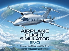 Spēle Airplane Flight Simulator EVO