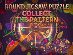 Spēle Round jigsaw Puzzle - Collect the Pattern