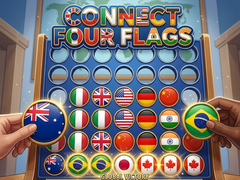 Spēle Connect Four Flags