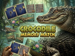Spēle Crocodile Memory Match