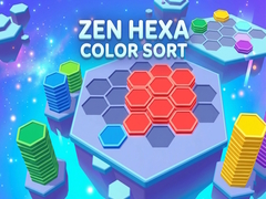 Spēle Zen Hexa Color Sort