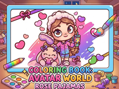 Spēle Coloring Book: Avatar World Rose Pajamas