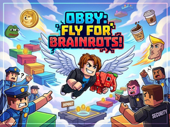 Spēle Obby: Fly for Brainrots!