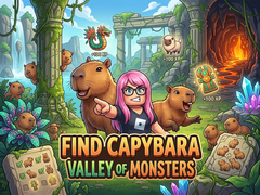 Spēle Find Capybara: Valley of Monsters