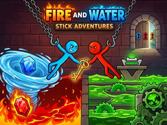 Spēle Fire and Water: Stick Adventures