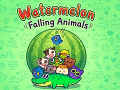 Spēle Watermelon Falling Animals