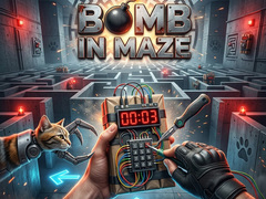 Spēle Bomb in Maze