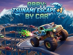 Spēle Obby: Tsunami Escape +1 by Car