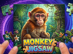 Spēle Monkey Jigsaw
