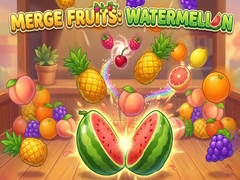 Spēle Merge Fruits: Watermellon