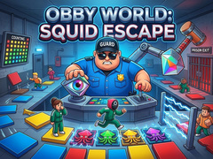 Spēle Obby World Squid Escape