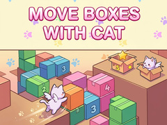 Spēle Move Boxes with Cat
