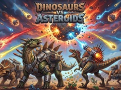 Spēle Dinosaurs vs Asteroids