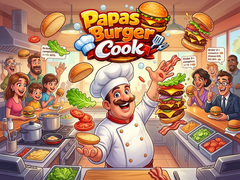 Spēle Papas Burger Cook