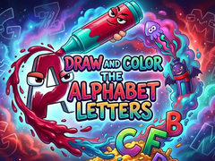 Spēle Draw and Color the Alphabet Letters