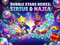 Spēle Bubble Stars boxes: Sirius & Najia