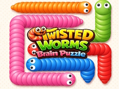 Spēle Twisted worms Brain Puzzle