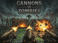 Spēle Cannons vs Zombies