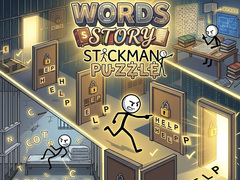 Spēle Words Story Stickman Puzzle