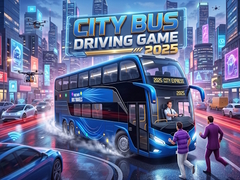 Spēle City Bus Driving game 2025