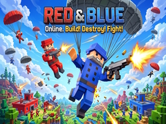 Spēle Red & Blue: Online. Build! Destroy! Fight!