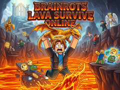 Spēle Brainrots Lava Survive Online