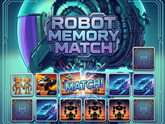 Spēle Robot Memory Match
