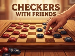 Spēle Checkers with Friends