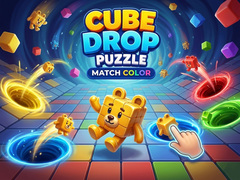 Spēle Cube Drop Puzzle: Match Color