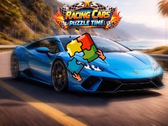 Spēle Racing Cars Puzzle Time