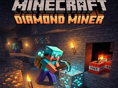 Spēle Minecraft Diamond Miner