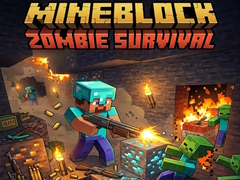 Spēle Mineblock Zombie Survival