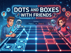 Spēle Dots and Boxes with Friends