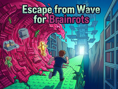 Spēle Escape from Wave for Brainrots