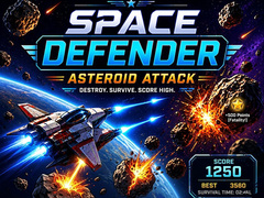 Spēle Space Defender: Asteroid Attack