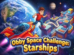 Spēle Obby Space Challenge: Starships