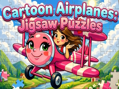 Spēle Cartoon Airplanes: Jigsaw Puzzles