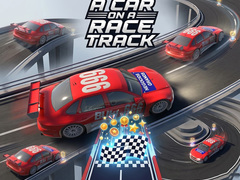 Spēle A Car on a Race Track