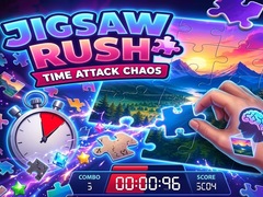 Spēle Jigsaw Rush Time Attack Chaos