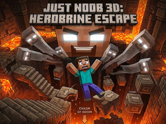 Spēle Just Noob 3D: Herobrine Escape