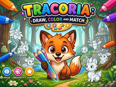 Spēle Tracoria: Draw, Color & Match