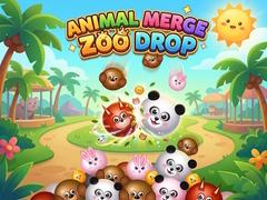 Spēle Animal Merge Zoo Drop
