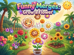 Spēle Funny Merges: Grow a Flower