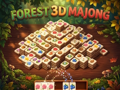 Spēle Forest 3D majong