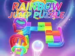 Spēle Rainbow Jump Puzzle